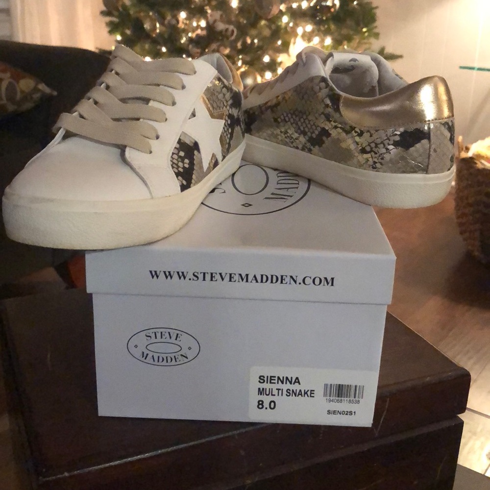 Steve Madden multi snake sneakers